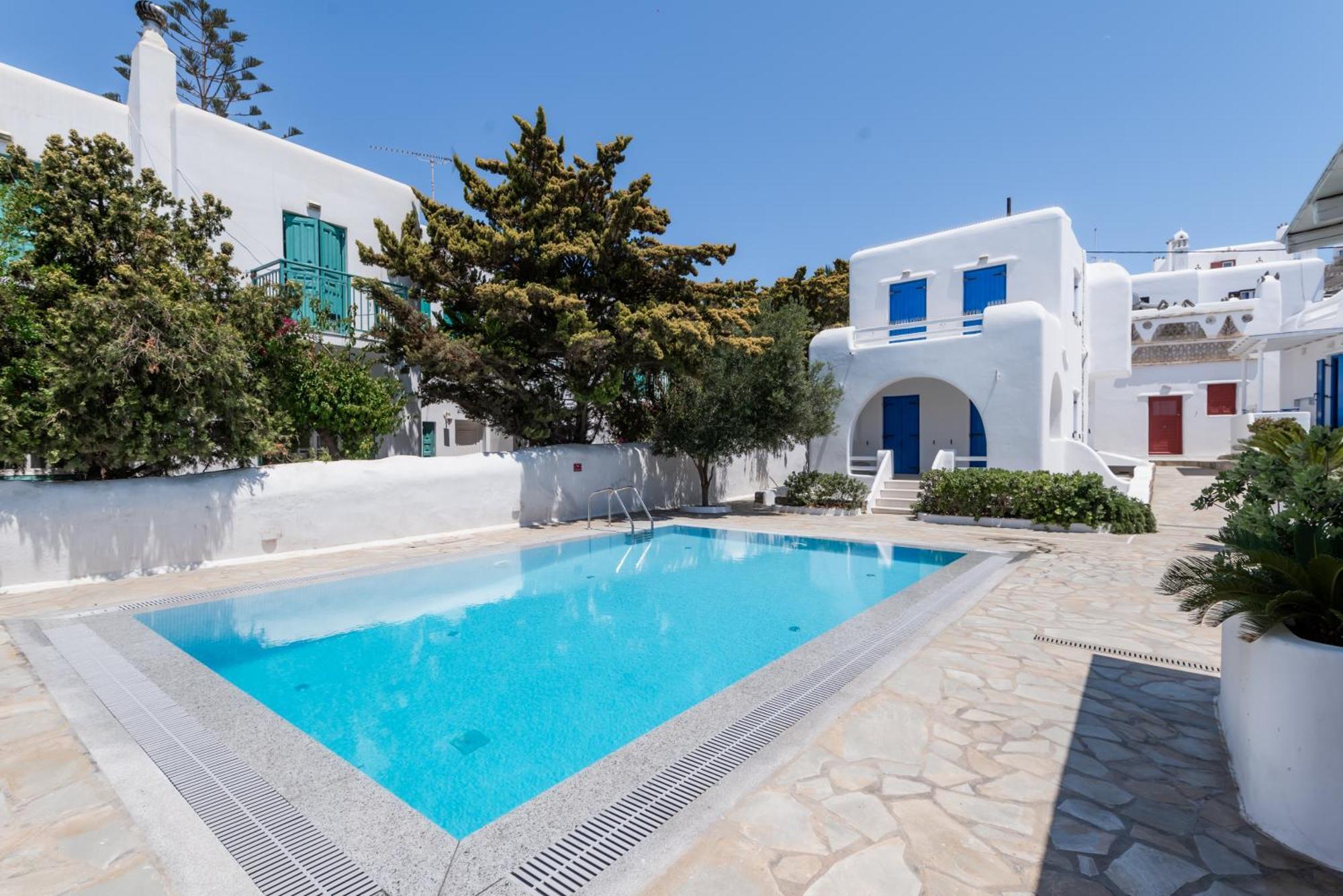 Olive Tree Mykonos Town Semi-Basement Apartment Exterior photo